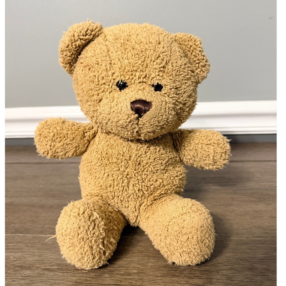 Old Navy Plush Tan Brown Fuzzy Sherpa Teddy Bear Stuffed Animal Toy